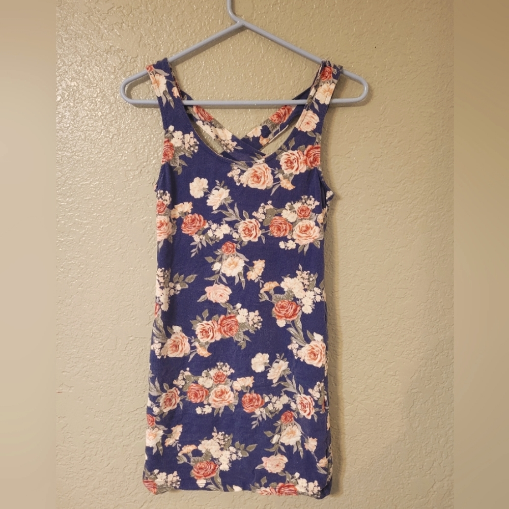 Forever 21 Crossback Body Con Mini Dress size small